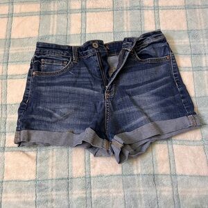 Arizona Jean Co Cuffed Blue Jean Shorts
